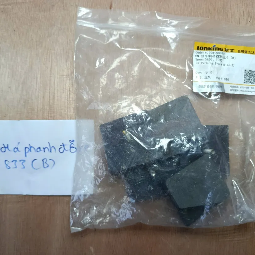 Má phanh đỗ xe xúc lật Lonking 833